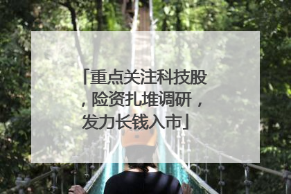 重点关注科技股，险资扎堆调研，发力长钱入市