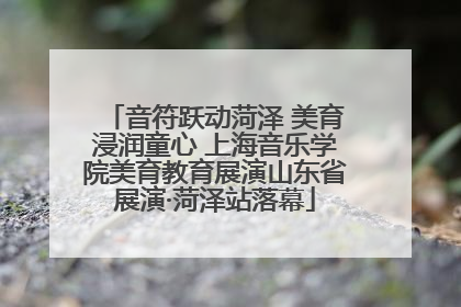 音符跃动菏泽 美育浸润童心 上海音乐学院美育教育展演山东省展演·菏泽站落幕