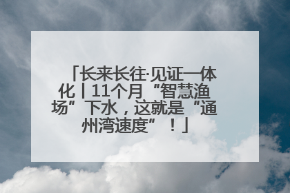 长来长往·见证一体化丨11个月“智慧渔场”下水，这就是“通州湾速度”！