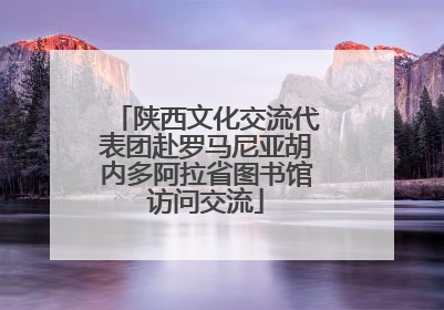 陕西文化交流代表团赴罗马尼亚胡内多阿拉省图书馆访问交流