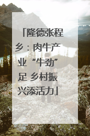 隆德张程乡：肉牛产业“牛劲”足 乡村振兴添活力