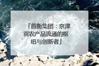 首衡集团：京津冀农产品流通的枢纽与创新者