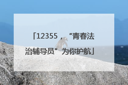 12355，“青春法治辅导员”为你护航