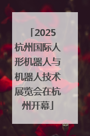 2025杭州国际人形机器人与机器人技术展览会在杭州开幕