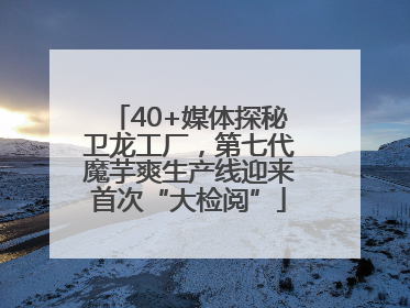 40+媒体探秘卫龙工厂，第七代魔芋爽生产线迎来首次“大检阅”
