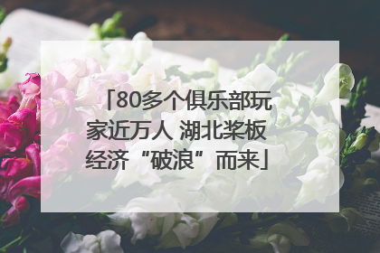 80多个俱乐部玩家近万人 湖北桨板经济“破浪”而来