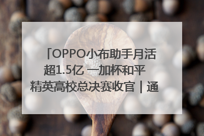 OPPO小布助手月活超1.5亿 一加杯和平精英高校总决赛收官｜通讯Plus·早报