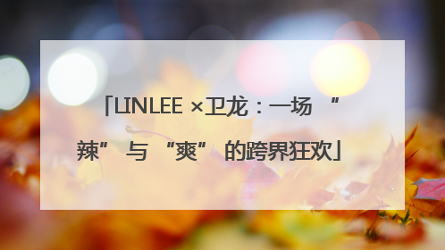 LINLEE ×卫龙：一场 “辣” 与 “爽” 的跨界狂欢
