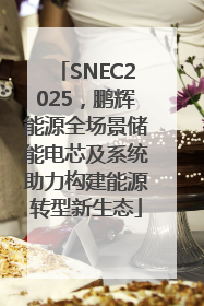 SNEC2025，鹏辉能源全场景储能电芯及系统助力构建能源转型新生态